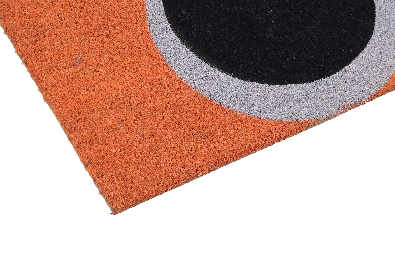COCONUT MODERN GRAPH ROUND ORANGE