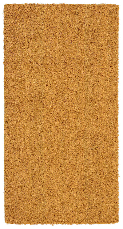 Zerbino Giallo in Fibra di Cocco Naturale 75x40cm - Resistente e Sostenibile - CarpetLiving