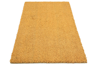 Zerbino Giallo in Fibra di Cocco Naturale 75x40cm - Resistente e Sostenibile - CarpetLiving