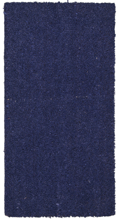 Zerbino Blu in Fibra di Cocco Naturale 75x40cm - Resistente e Sostenibile - CarpetLiving