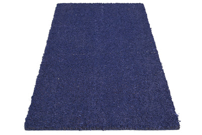 Zerbino Blu in Fibra di Cocco Naturale 75x40cm - Resistente e Sostenibile - CarpetLiving