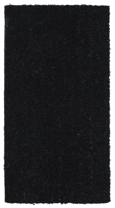 Zerbino Nero in Fibra di Cocco Naturale 75x40cm - Resistente e Sostenibile - CarpetLiving