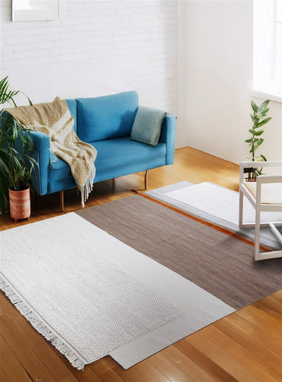 Tappeto KILIM SELLA I BEIGE - - CarpetLiving