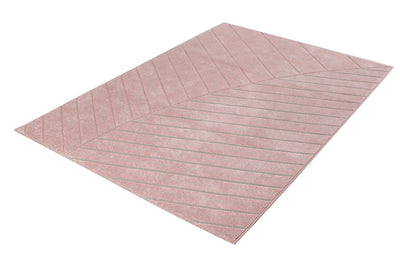 Tappeto Moderno Handcarved Salmone - Antiscivolo | Ideale per Soggiorno, Camera da letto, Sala da Pranzo - CarpetLiving