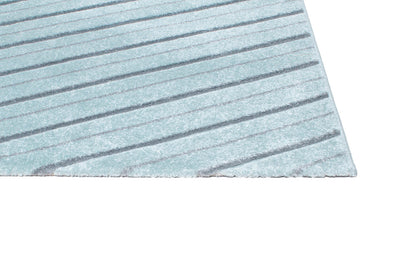 Tappeto Moderno Handcarved Blu - Antiscivolo | Ideale per Soggiorno, Camera da letto, Sala da Pranzo - CarpetLiving