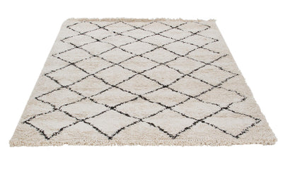 Tappeto shaggy Tribe A - stile berbero moderno in morbido polipropilene - CarpetLiving
