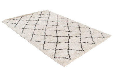 Tappeto shaggy Tribe A - stile berbero moderno in morbido polipropilene - CarpetLiving