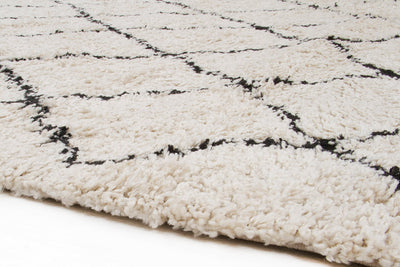 Tappeto shaggy Tribe A - stile berbero moderno in morbido polipropilene - CarpetLiving