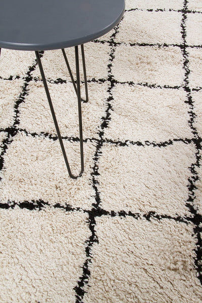 Tappeto shaggy Tribe A - stile berbero moderno in morbido polipropilene - CarpetLiving