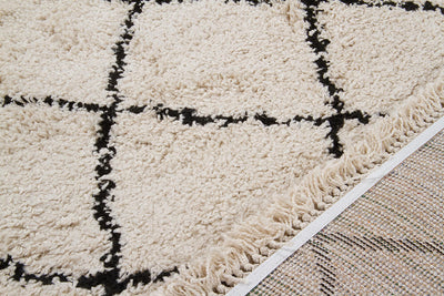 Tappeto shaggy Tribe A - stile berbero moderno in morbido polipropilene - CarpetLiving
