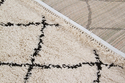 Tappeto shaggy Tribe A - stile berbero moderno in morbido polipropilene - CarpetLiving