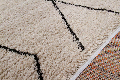 Tappeto berbero Tribe B decorativo Shaggy moderno - Disegno Tribale - CarpetLiving