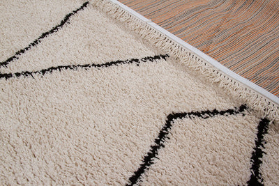 Tappeto berbero Tribe B decorativo Shaggy moderno - Disegno Tribale - CarpetLiving