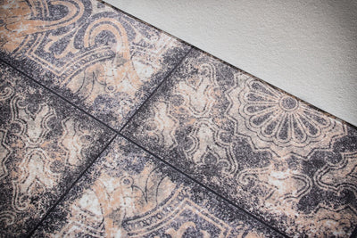 Tappeto per la Cucina in Vinile - Antiscivolo - Made in Italy - VISTA AZULEJ 02 - CarpetLiving
