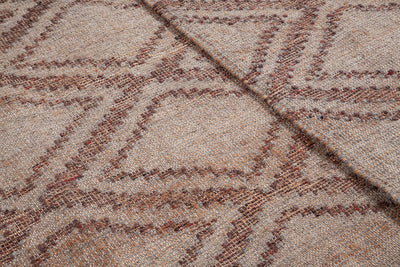 Tappeto in Juta, Lana e Cotone - Istinto B - Fatto a mano - Stile Etnico Tradizionale - Materiali Sostenibili - CarpetLiving
