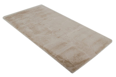 Tappeto vellutato Touch Beige effetto pelliccia - CarpetLiving