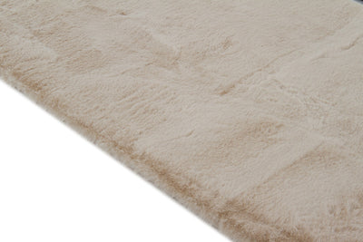 Tappeto vellutato Touch Beige effetto pelliccia - CarpetLiving