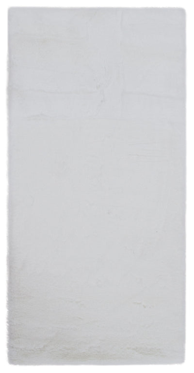 Tappeto Touch White bianco tinta unita in vello spesso e morbido – termoisolante - CarpetLiving