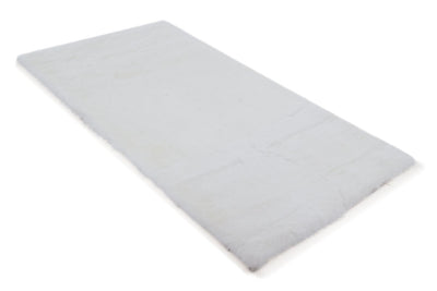 Tappeto Touch White bianco tinta unita in vello spesso e morbido – termoisolante - CarpetLiving