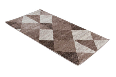 Tappeto geometrico Soave Soft Reverse Brown - toni caldi - CarpetLiving