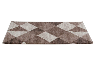 Tappeto geometrico Soave Soft Reverse Brown - toni caldi - CarpetLiving
