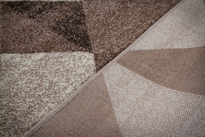 Tappeto geometrico Soave Soft Reverse Brown - toni caldi - CarpetLiving