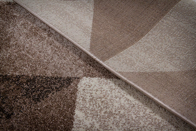 Tappeto geometrico Soave Soft Reverse Brown - toni caldi - CarpetLiving