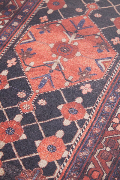 Tappeto Cucina in Vinile - Vista Hamadan Rosso Blu - Made in Italy - CarpetLiving