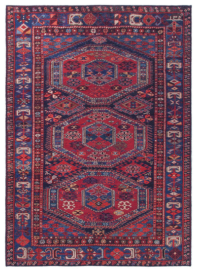 Tappeto Oasis D in Poliestere e Cotone, Disegno Orientale Classico - Morbido, Ideale per Soggiorno e Camera da Letto - CarpetLiving