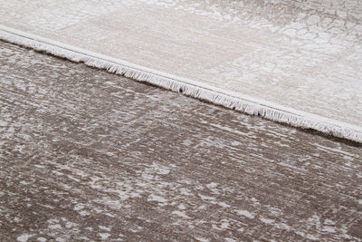 Tappeto Moderno Premium - KENNEDY D GREY CREAM - Grigio Crema - Design Contemporaneo - CarpetLiving