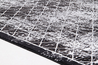 Tappeto Moderno Premium - KENNEDY E GREY BLACK - Grigio, Nero - Design Contemporaneo - CarpetLiving