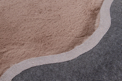 Tappeto effetto pelle Touch Dark Beige ultra morbido - CarpetLiving