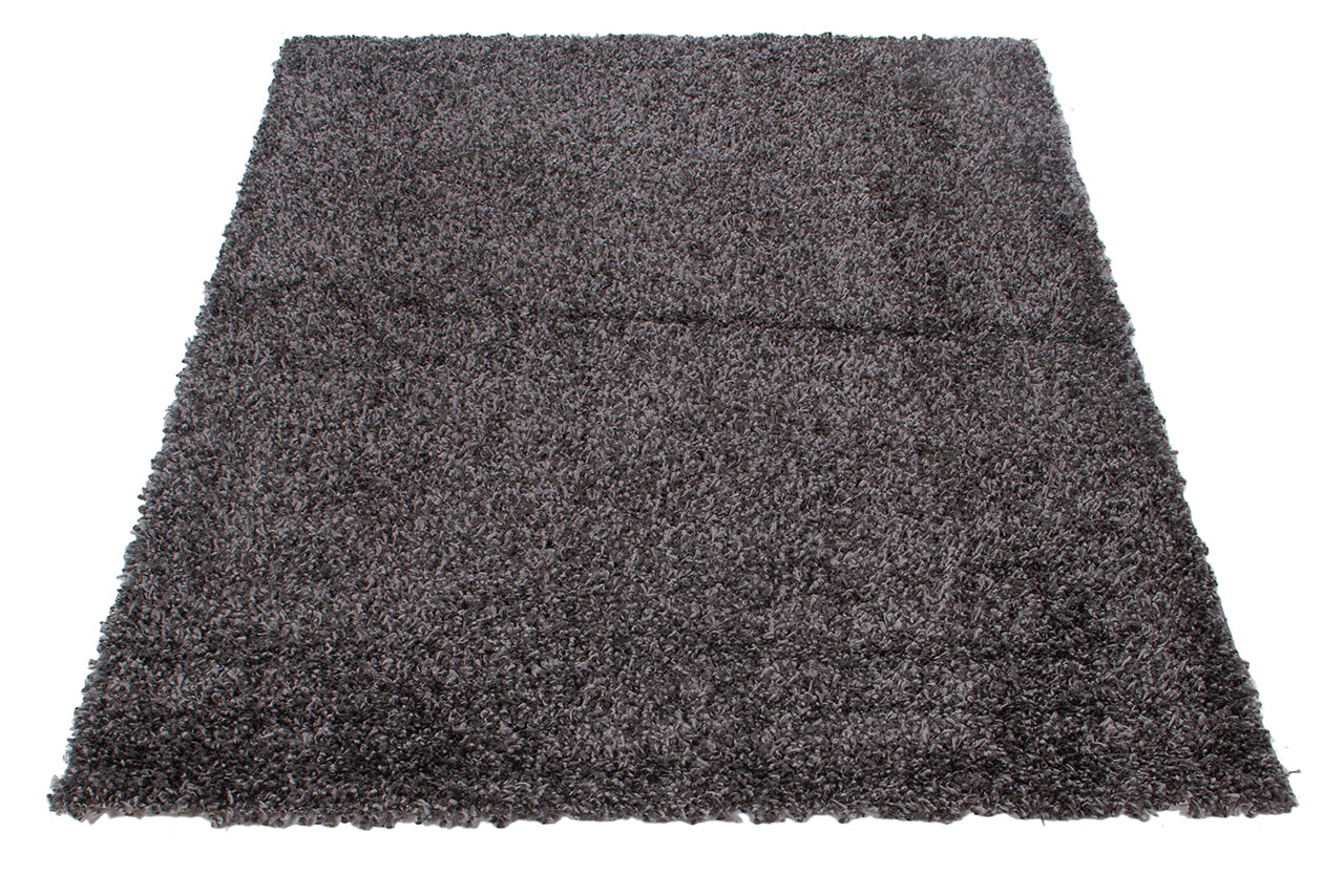 Tappeto Shaggy Boston Grigio scuro - Tinta Unita - Morbido e Resistente | Ideale per ogni ambiente