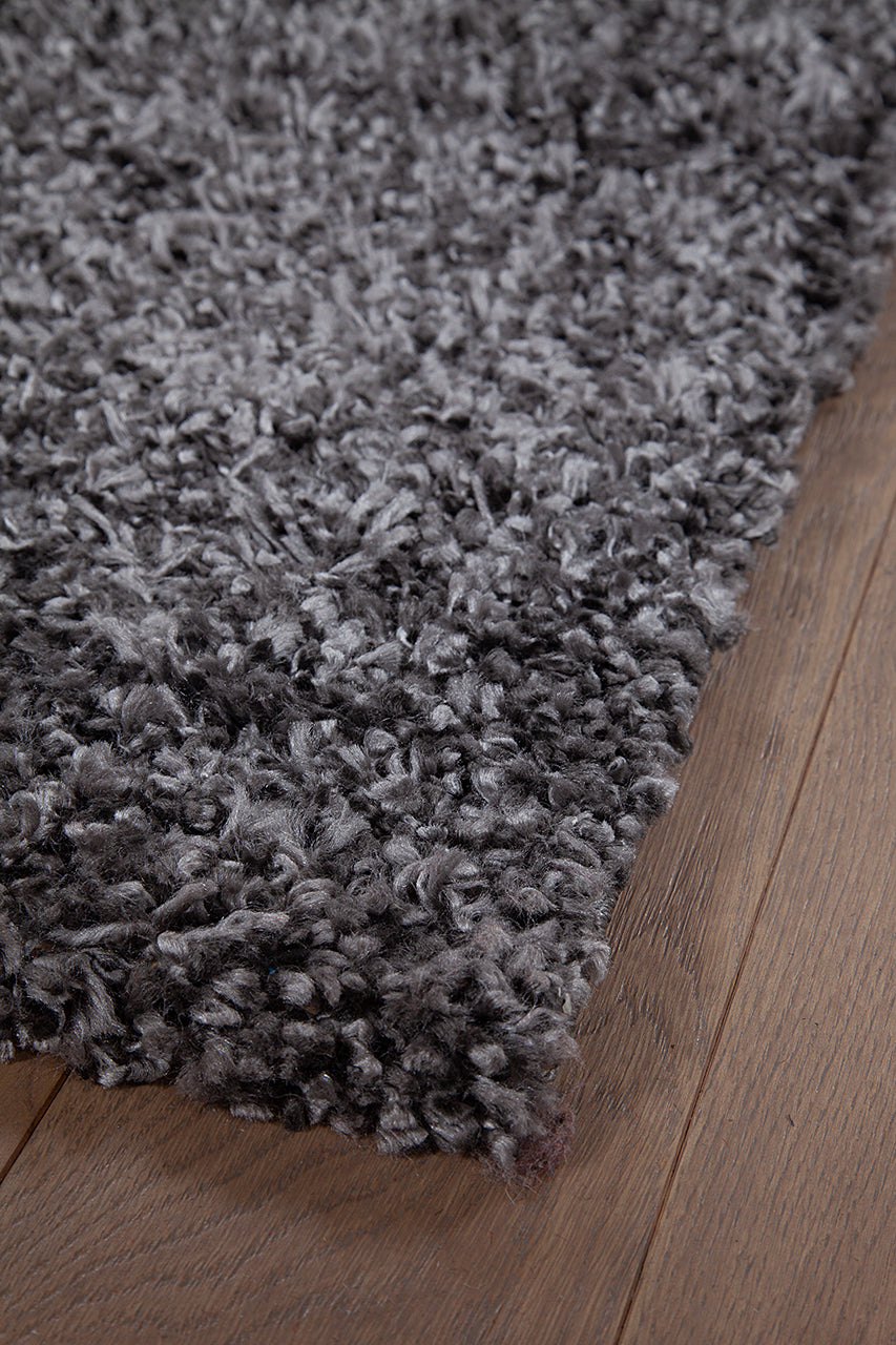 Tappeto Shaggy Boston Grigio scuro - Tinta Unita - Morbido e Resistente | Ideale per ogni ambiente