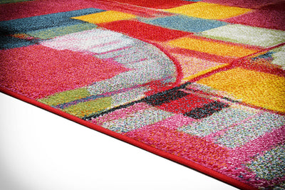 Tappeto Multicolore Gallery H - Antiscivolo | Ideale per Camera da Letto e Soggiorno - CarpetLiving