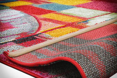 Tappeto Multicolore Gallery H - Antiscivolo | Ideale per Camera da Letto e Soggiorno - CarpetLiving