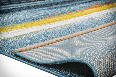 Tappeto Moderno Gallery L - Multicolore Geometrico - Antiscivolo | Ideale per Soggiorno, Camera da letto e Cameretta - CarpetLiving