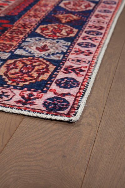 Tappeto Oasis D in Poliestere e Cotone, Disegno Orientale Classico - Morbido, Ideale per Soggiorno e Camera da Letto - CarpetLiving