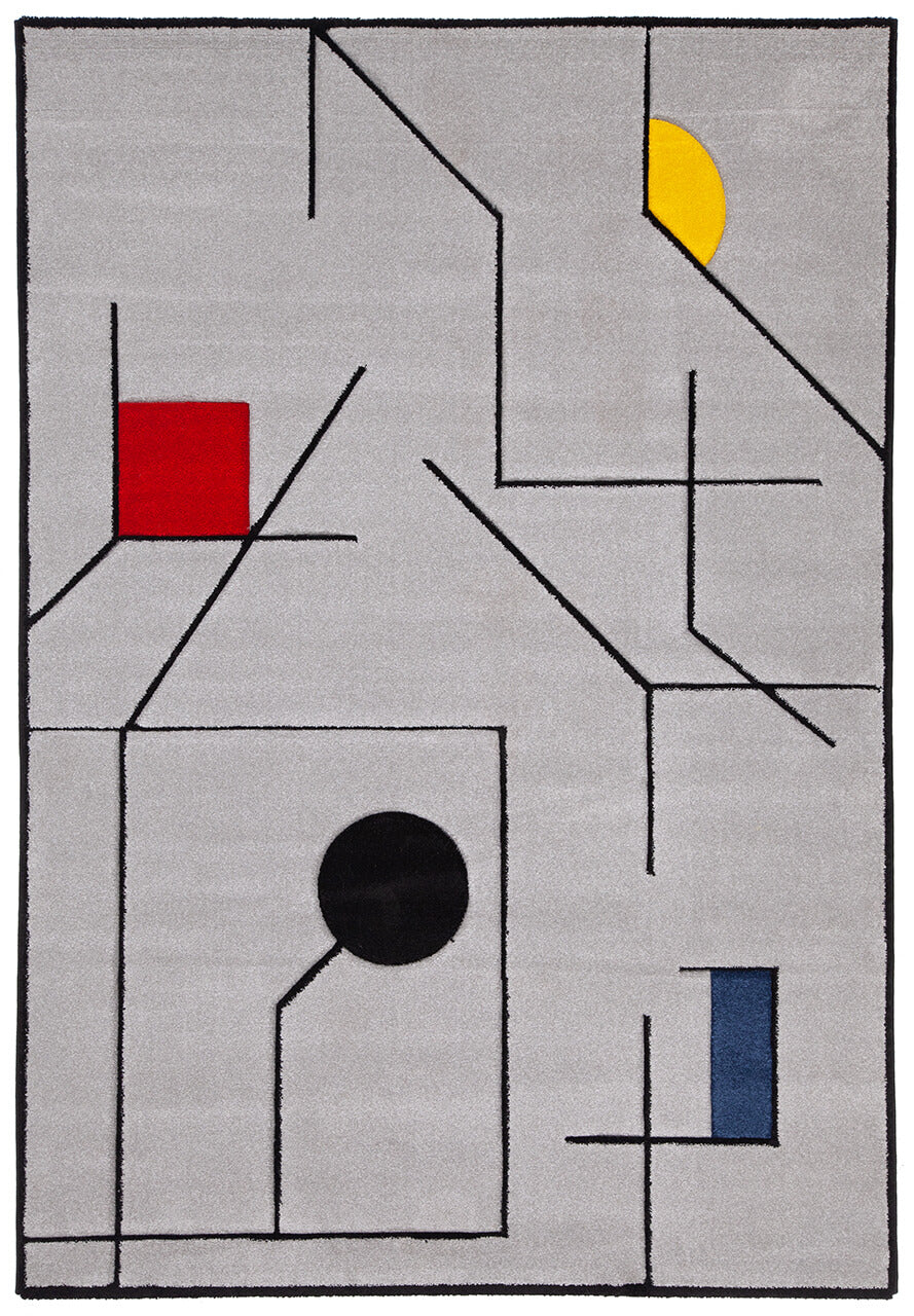 COLOR BLOCK D GREY MULTI