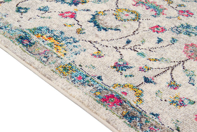 Tappeto Stile Orientale Multicolore Mamoo A - Antiscivolo - Ideale per Soggiorno e Camera da Letto - CarpetLiving