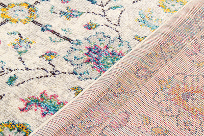 Tappeto Stile Orientale Multicolore Mamoo A - Antiscivolo - Ideale per Soggiorno e Camera da Letto - CarpetLiving