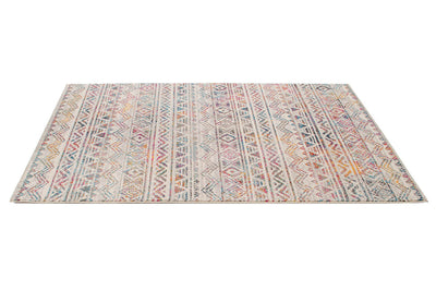 Tappeto Stile Orientale Multicolore Mamoo B - Antiscivolo - Ideale per Soggiorno e Camera da Letto - CarpetLiving