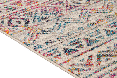Tappeto Stile Orientale Multicolore Mamoo B - Antiscivolo - Ideale per Soggiorno e Camera da Letto - CarpetLiving