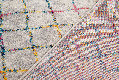 Tappeto Stile Orientale Multicolore Mamoo C - Antiscivolo - Ideale per Soggiorno e Camera da Letto - CarpetLiving