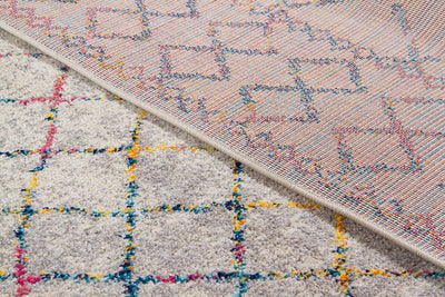 Tappeto Stile Orientale Multicolore Mamoo C - Antiscivolo - Ideale per Soggiorno e Camera da Letto - CarpetLiving