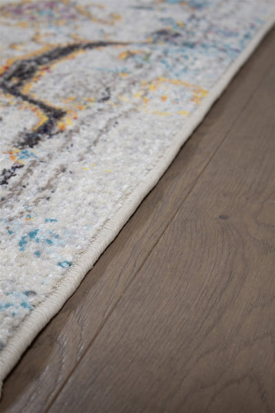 Tappeto Stile Orientale Multicolore Mamoo D - Antiscivolo - Ideale per Soggiorno e Camera da Letto - CarpetLiving