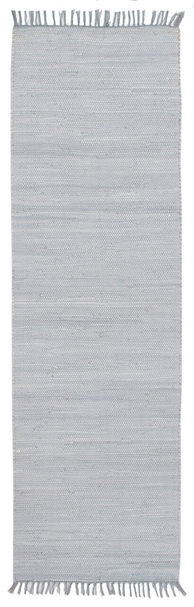 Tappeto Abano Grigio Sky in Cotone - Lavabile in Lavatrice - Ideale per Bagno o Cucina - CarpetLiving