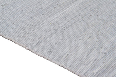 Tappeto Abano Grigio Sky in Cotone - Lavabile in Lavatrice - Ideale per Bagno o Cucina - CarpetLiving