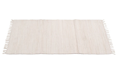 Tappeto Abano Taupe in Cotone - Lavabile in Lavatrice - Ideale per Bagno o Cucina - CarpetLiving