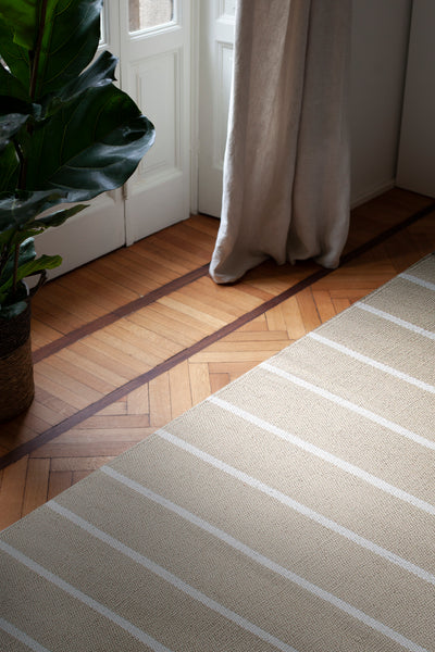 Tappeto in Cotone Lavabile in Lavatrice - RIVIERA ECRU - CarpetLiving